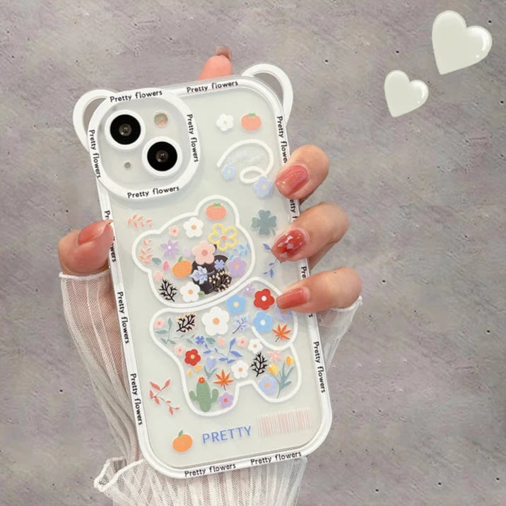 Cute Cartoon Bear Phone Case - Caseably