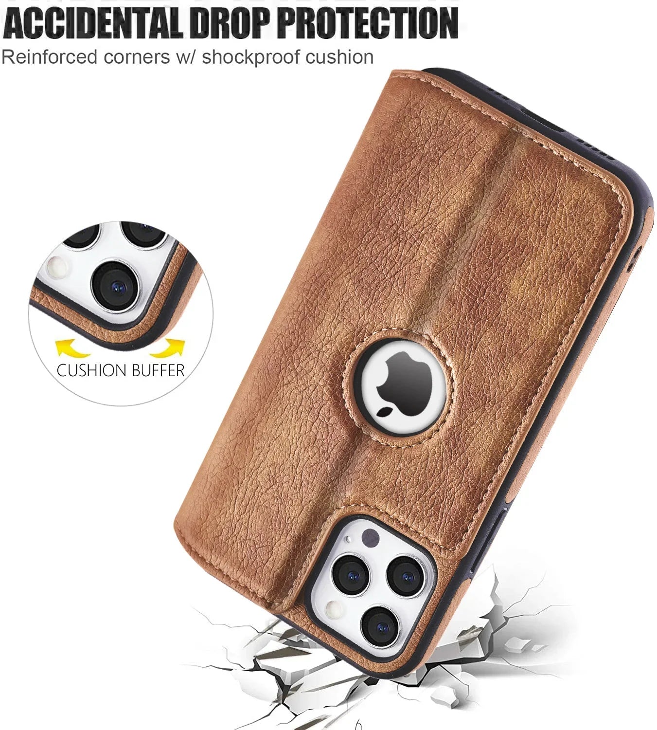 Leather Case For iPhone - Caseably