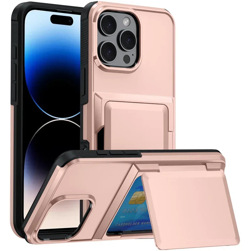 Card Wallet Phone Cases - Caseably