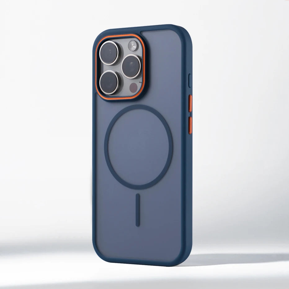 Luxury Matte Translucent Magnetic Case