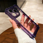 Transparent Silicone Armor Shockproof Case - Caseably