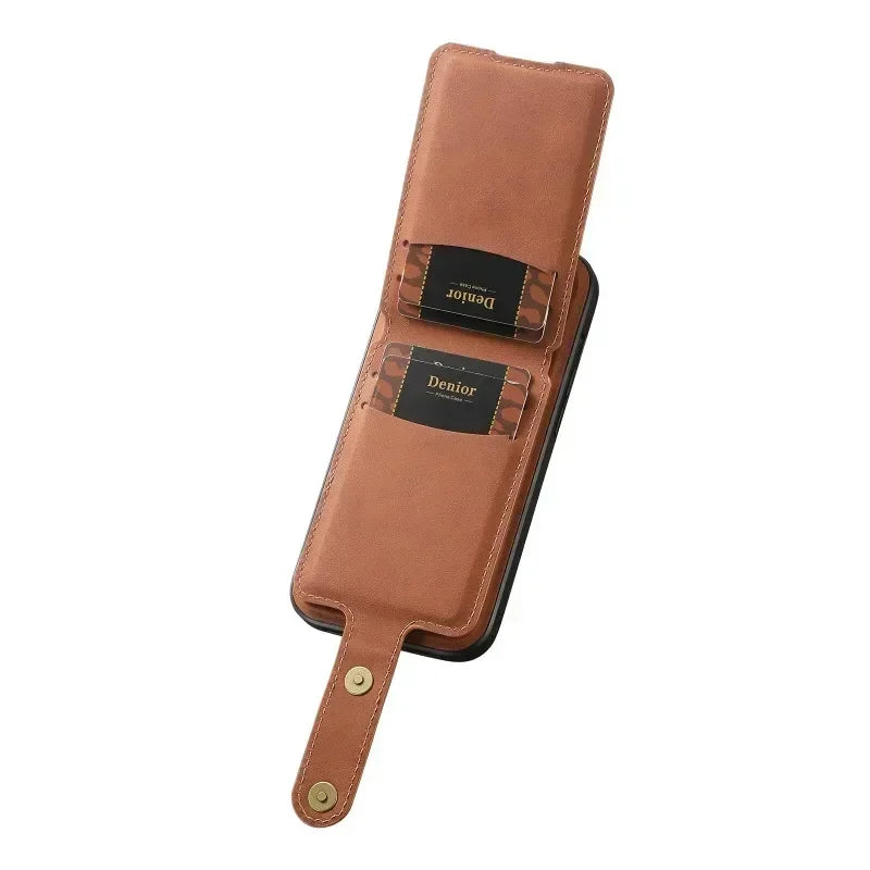Luxury Retro Flip Wallet - Caseably