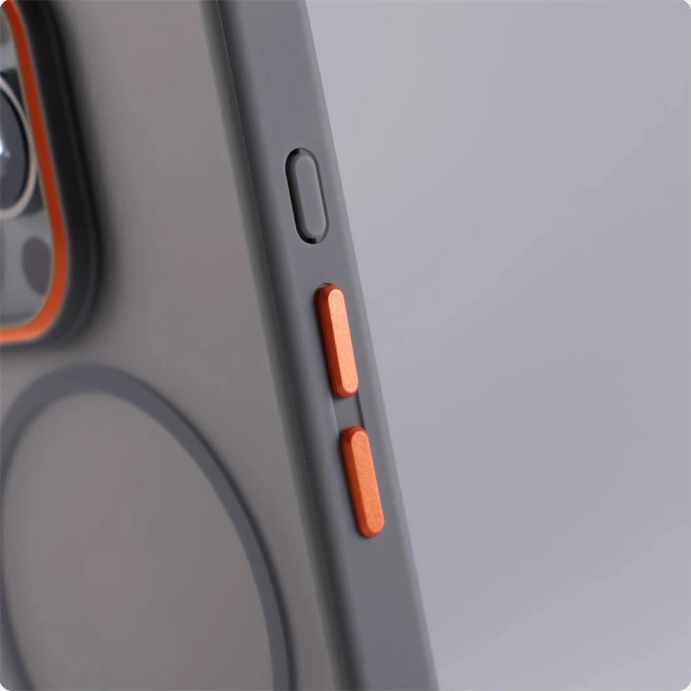 Luxury Matte Translucent Magnetic Case