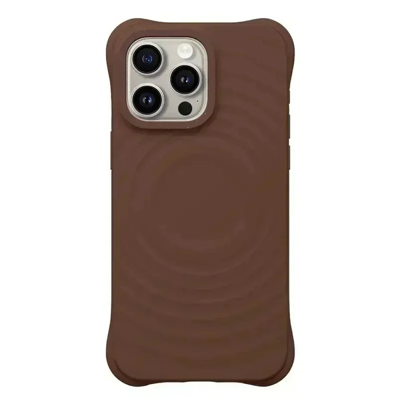 Liquid Silicone Ripples Magnetic Phone case