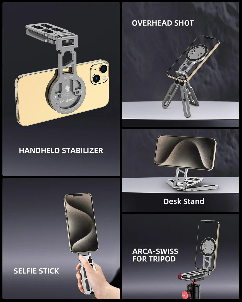 Foldable Magnetic Tablet Phone Holder