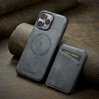 Leather Flip Phone Case - Caseably