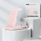 5-in-1 Fast Wireless Charging Station - Caseably