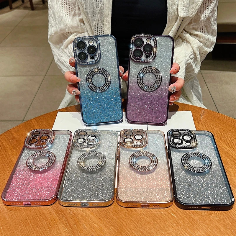 Electroplated Diamond Glitter Phone Case - Caseably