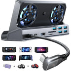 10-in-1 Gaming Dock with Dual Cooling Fans