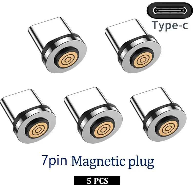 5PCS 7PIN Magnetic Cable Plug
