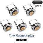 5PCS 7PIN Magnetic Cable Plug