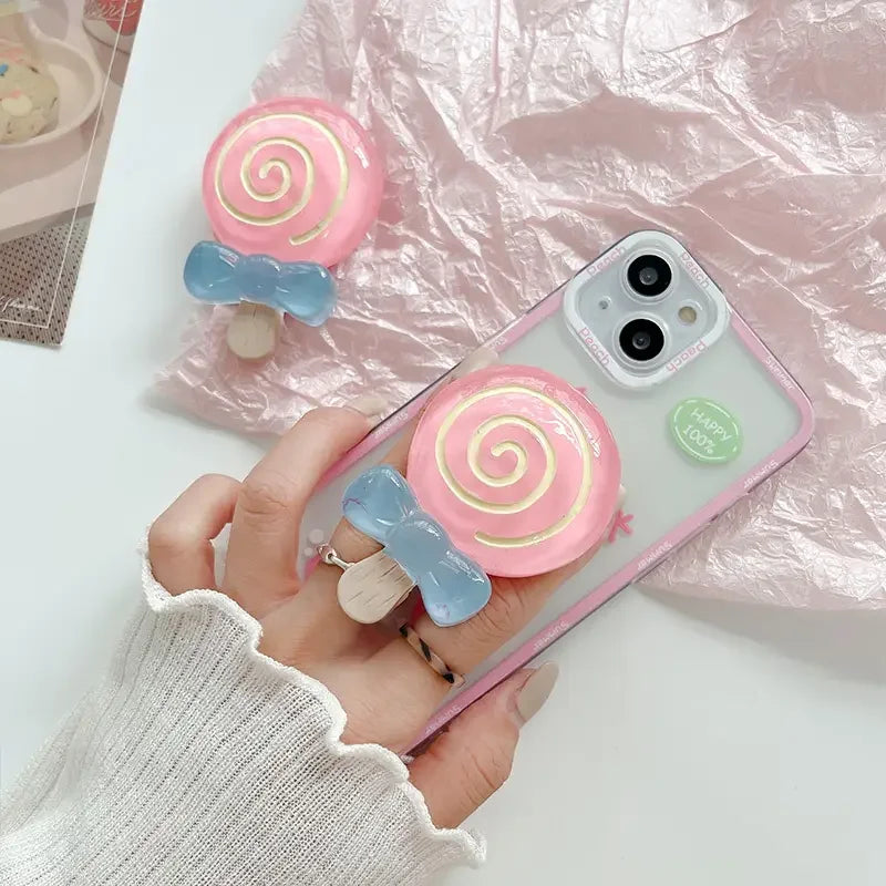 3D Lollipop Korea Epoxy Cute Stand - Caseably