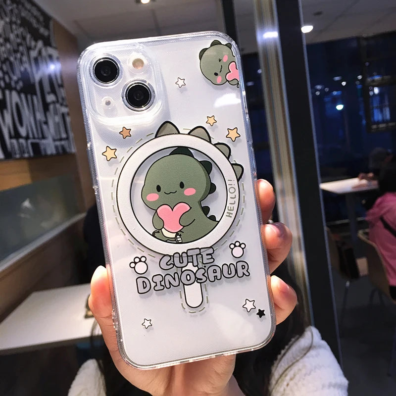 Panda Dinosaur Magsafe Phone Case - Caseably