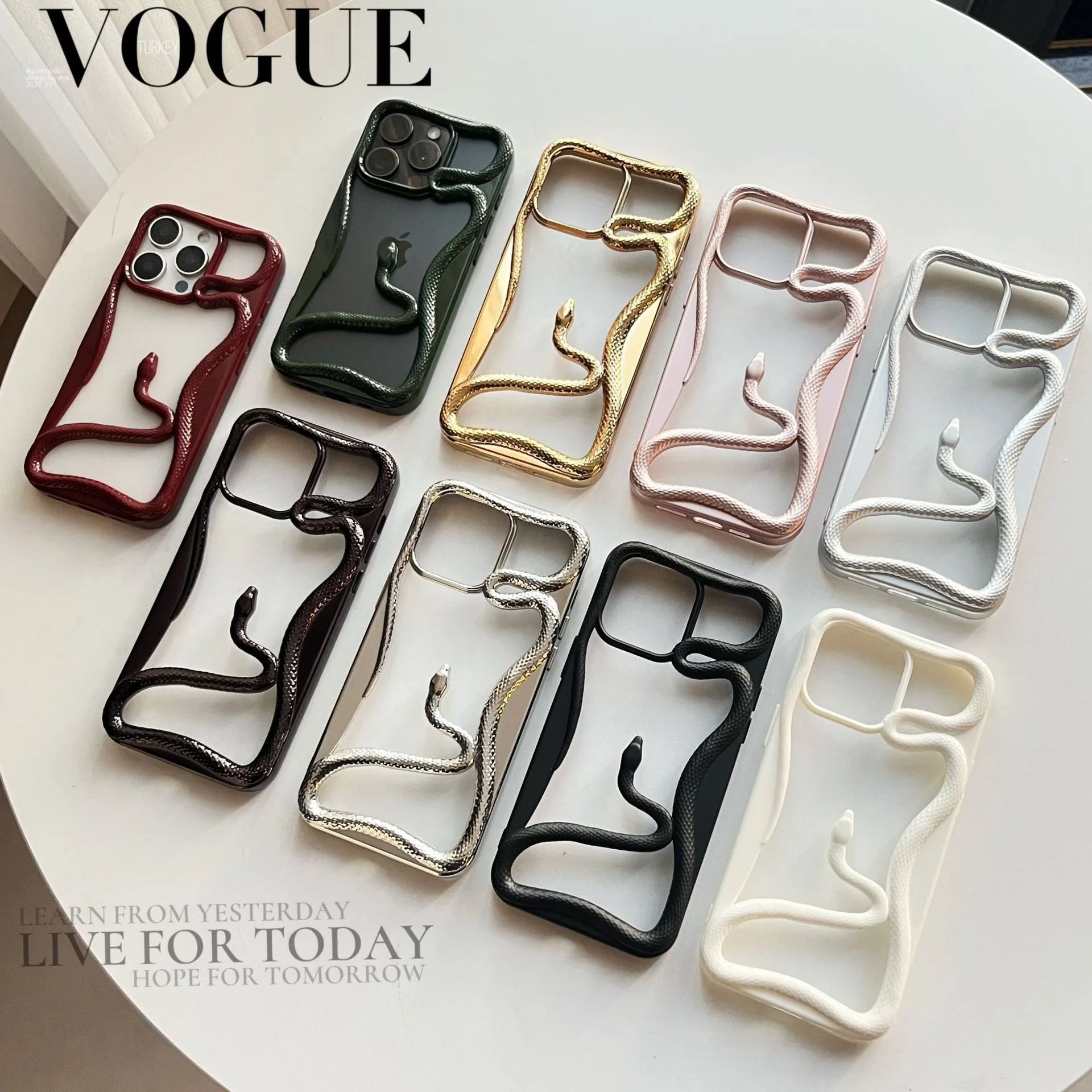 Cool 3D Snake Hollow Phone Case - Caseably