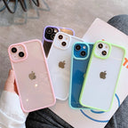 Candy Color Frame Transparent Phone Case - Caseably