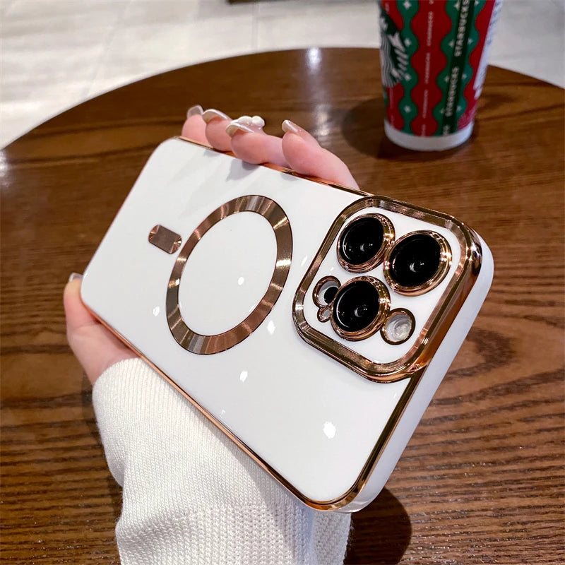 Electroplated Magnetic Magsafe Charge Case - Caseably