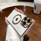 Luxury Electroplated Magsafe Love Heart Case - Caseably