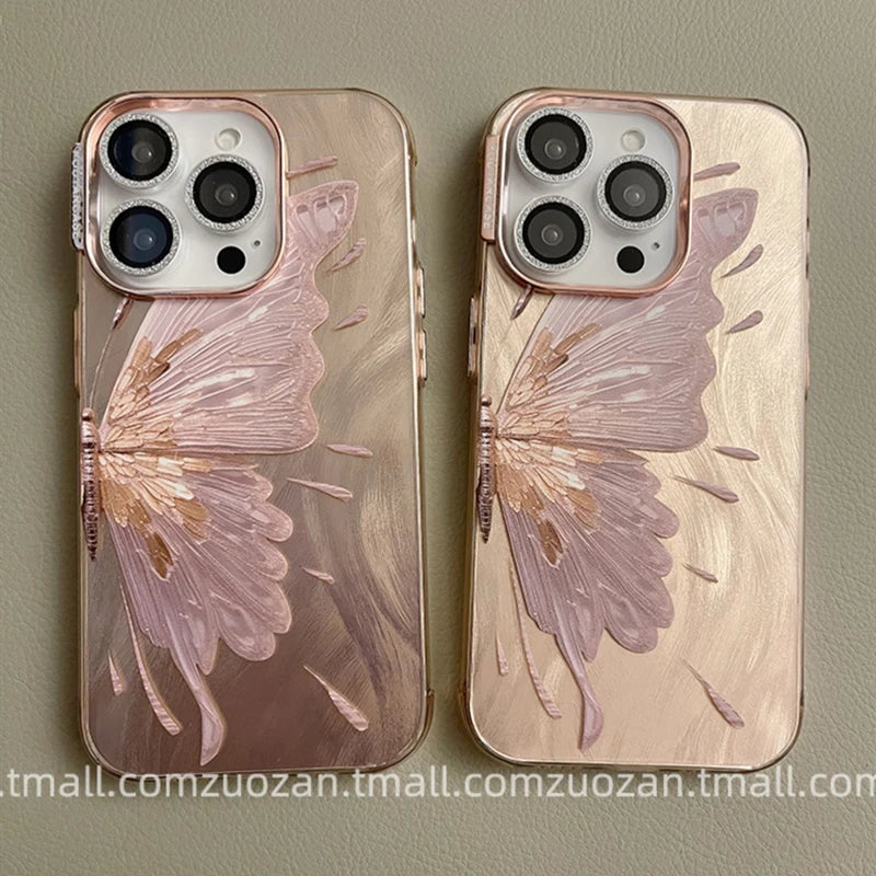 Luxury Butterfly Laser Glitter Case - Caseably
