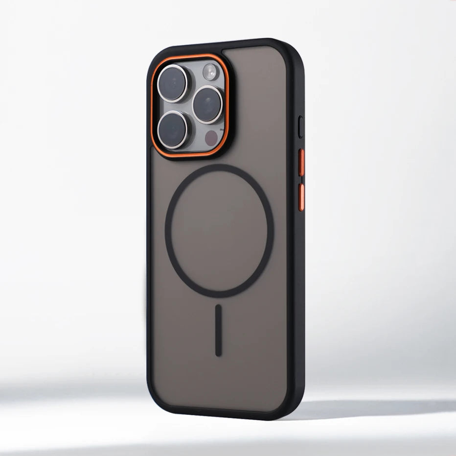 Luxury Matte Translucent Magnetic Case