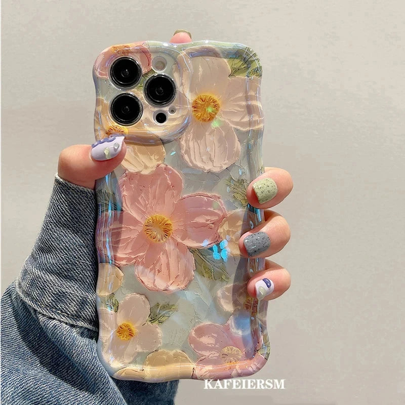 Luxury Light Flowers Phone Case - Caseably