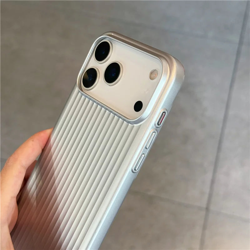 Electroplated 3D Stripes Pattern for Magsafe Magnetic Case