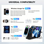 5-in-1 Fast Wireless Charging Station - Caseably