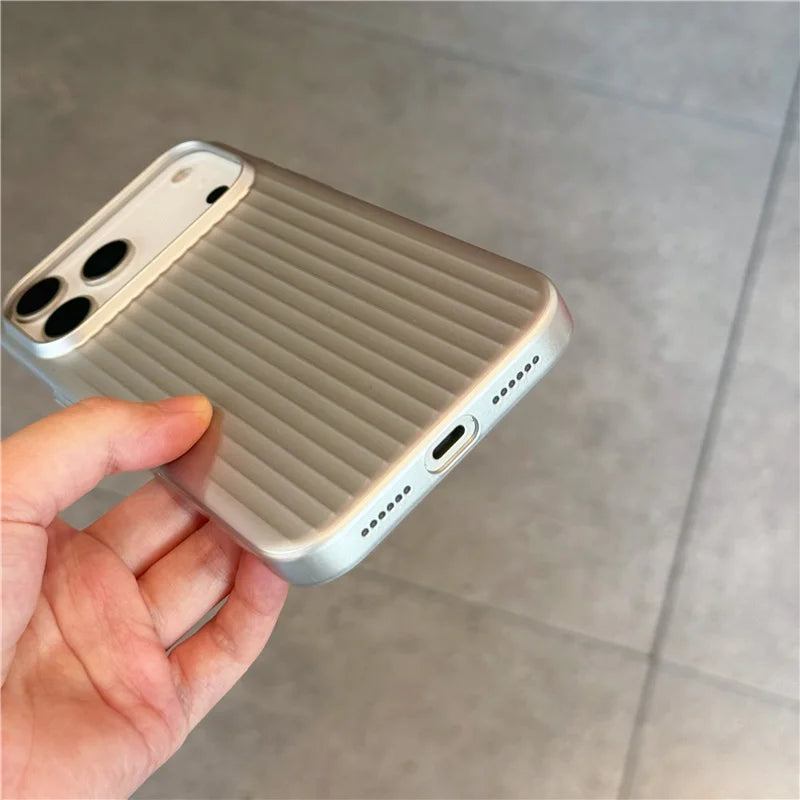Electroplated 3D Stripes Pattern for Magsafe Magnetic Case
