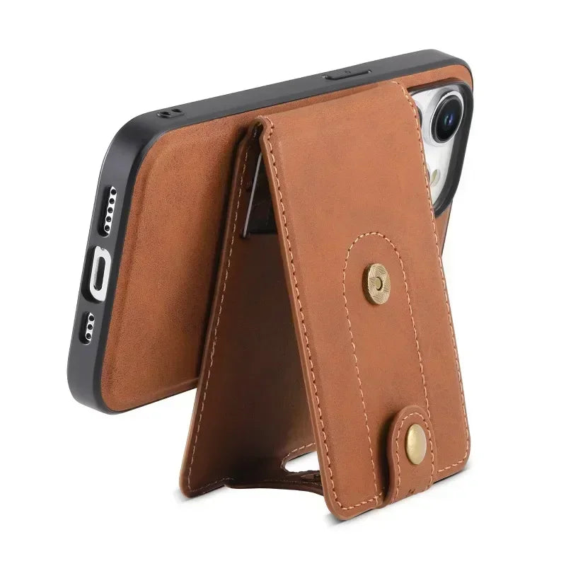 Luxury Retro Flip Wallet - Caseably