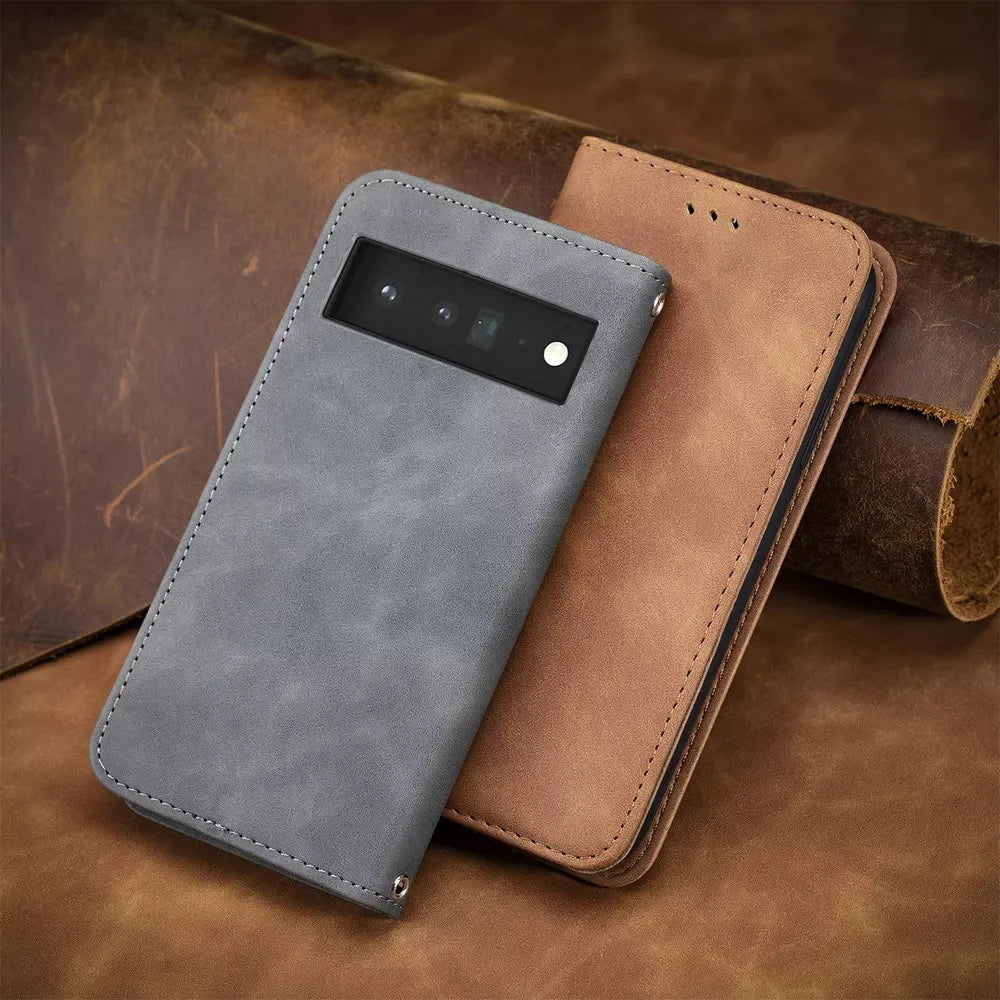 Google Pixel Wallet Leather Case - Caseably