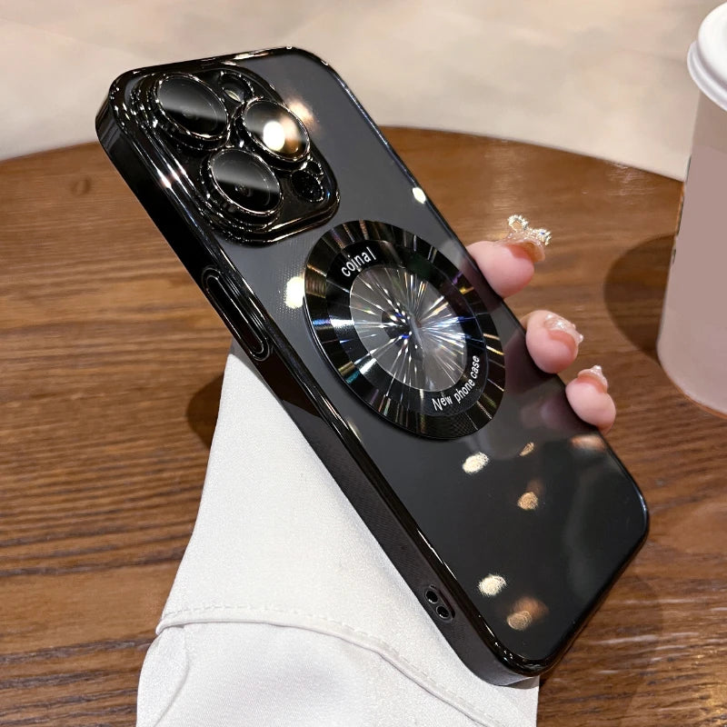 Electroplated Magsafe Wireless Charging Case - Caseably