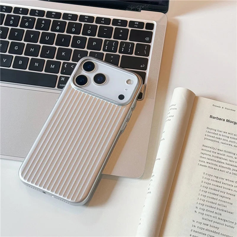 Electroplated 3D Stripes Pattern for Magsafe Magnetic Case