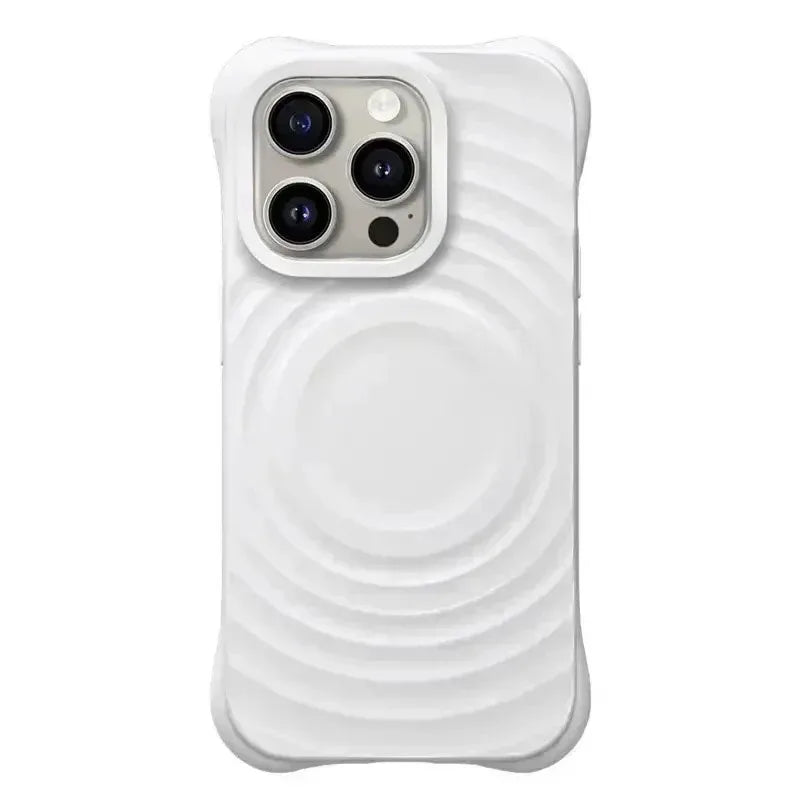 Liquid Silicone Ripples Magnetic Phone case