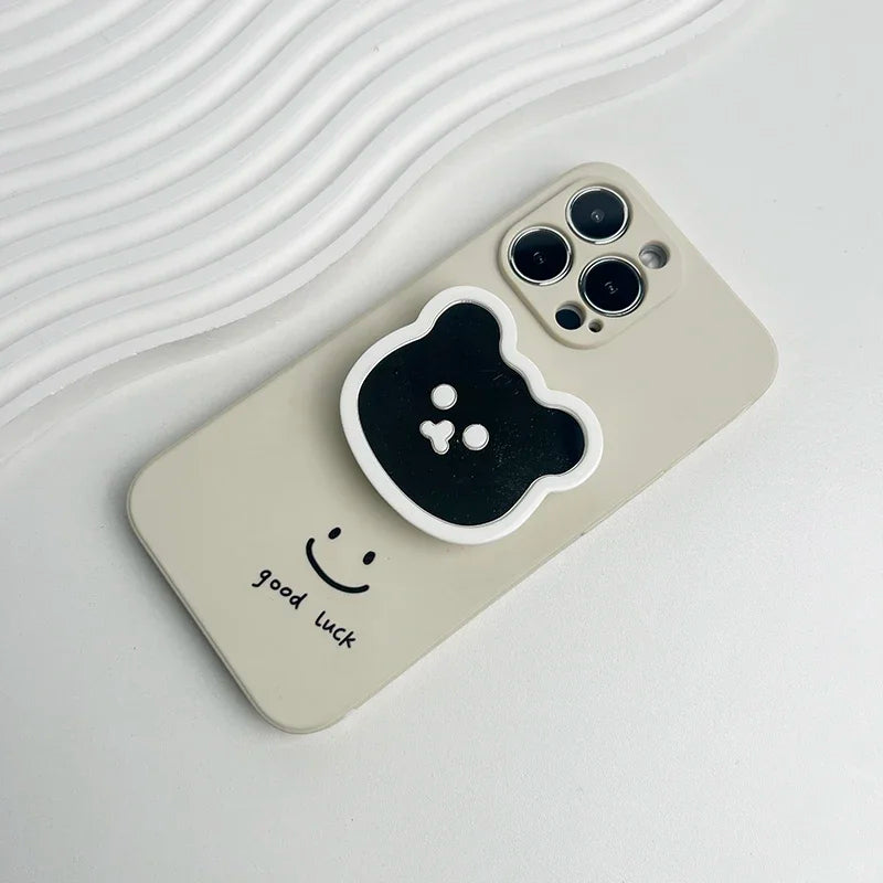 Cute Bear Mirror Magnetic Socket Grip - Caseably