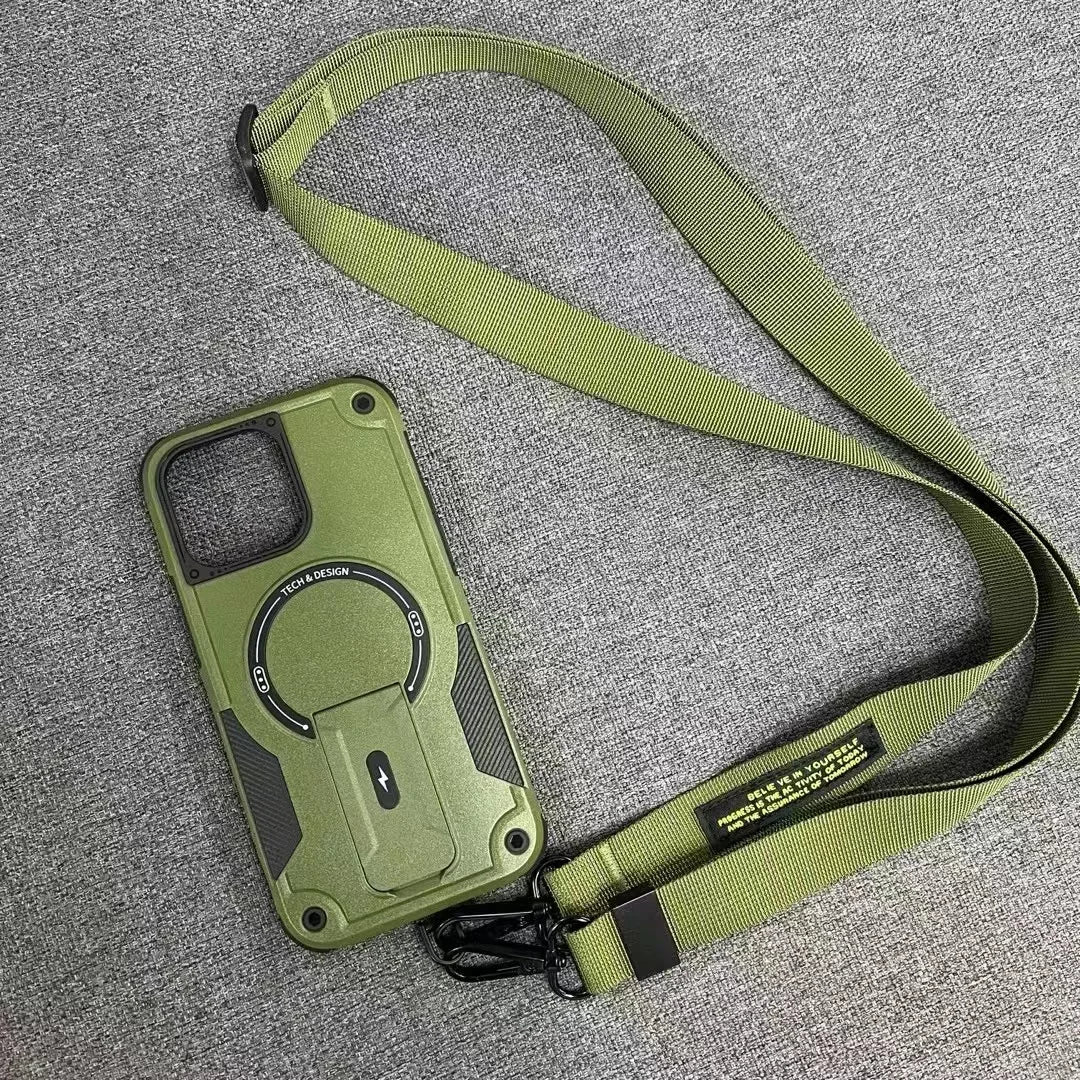 Long Strap Crossbody Magsafe Case - Caseably
