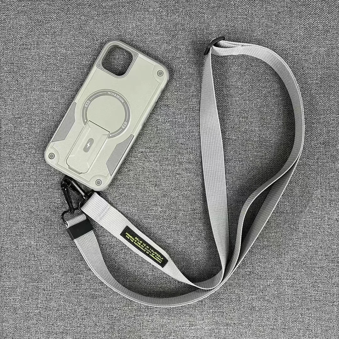 Long Strap Crossbody Magsafe Case - Caseably