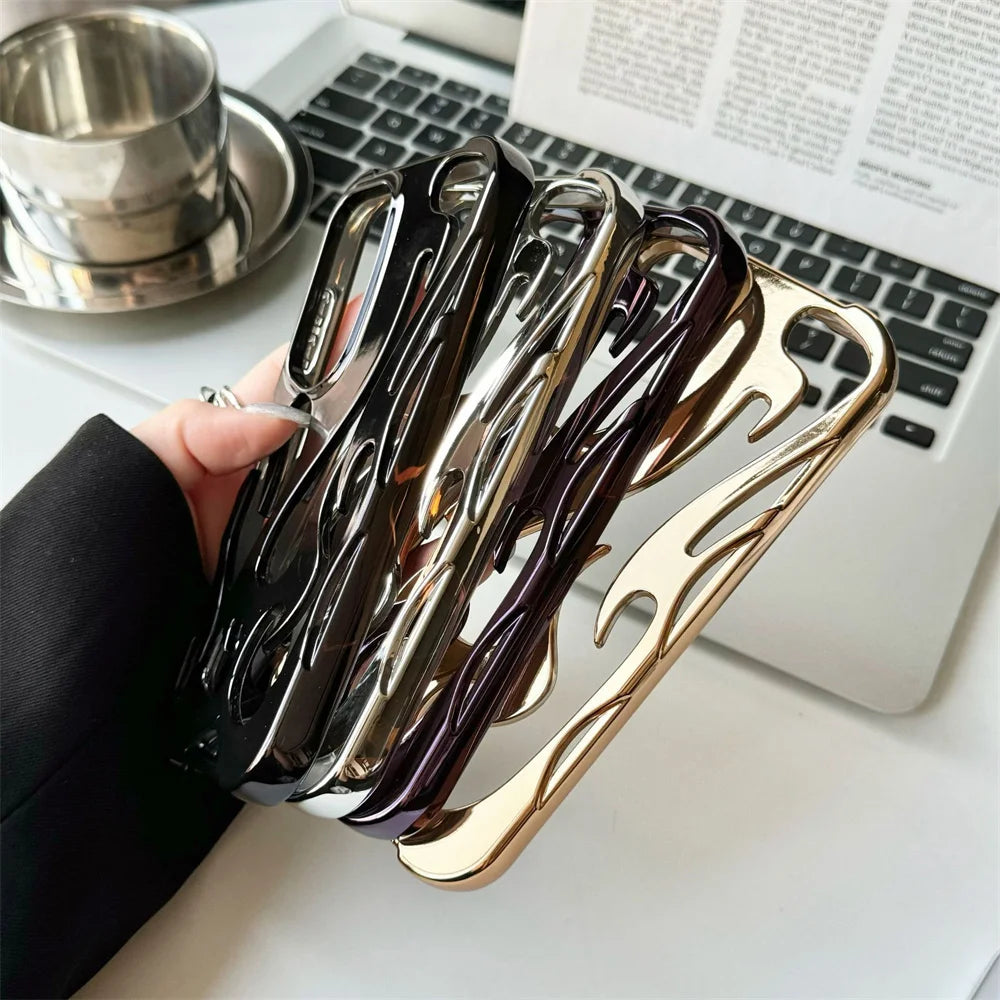 Hollow Slim Flame Pattern Case - Caseably