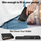 Heavy Duty Wallet Hidden Flip Slot Case