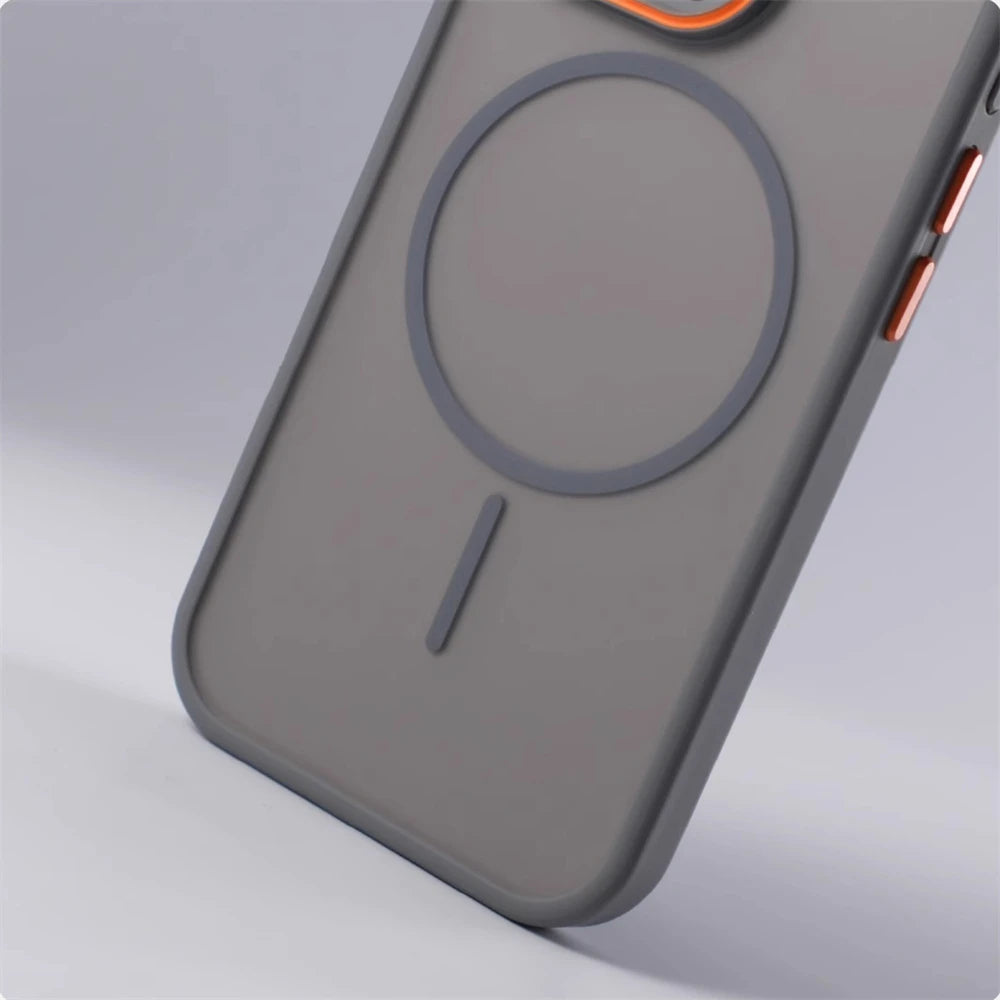 Luxury Matte Translucent Magnetic Case