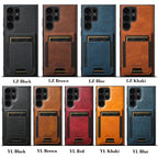 Flip Wallet Leather Phone Case For Samsung - Caseably