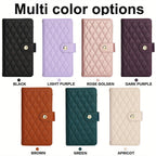 Crossbody PU Leather Wallet Flip Case For iPhone - Caseably