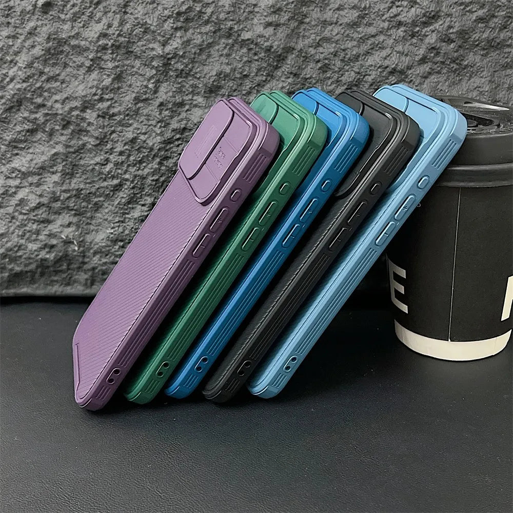 Luxury Slide Camera Protection Magnetic Case - Caseably