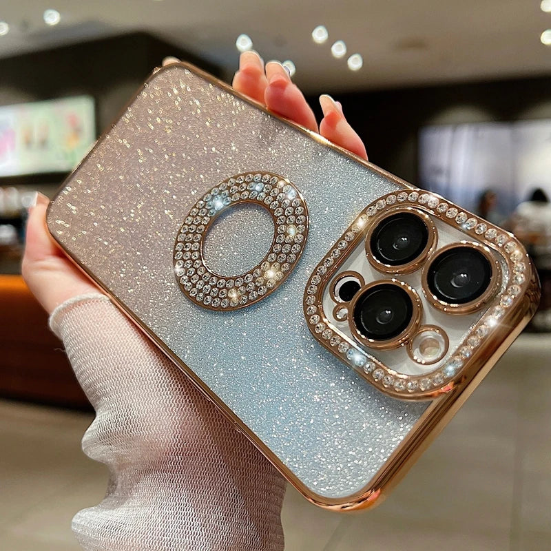 Electroplated Diamond Glitter Phone Case - Caseably
