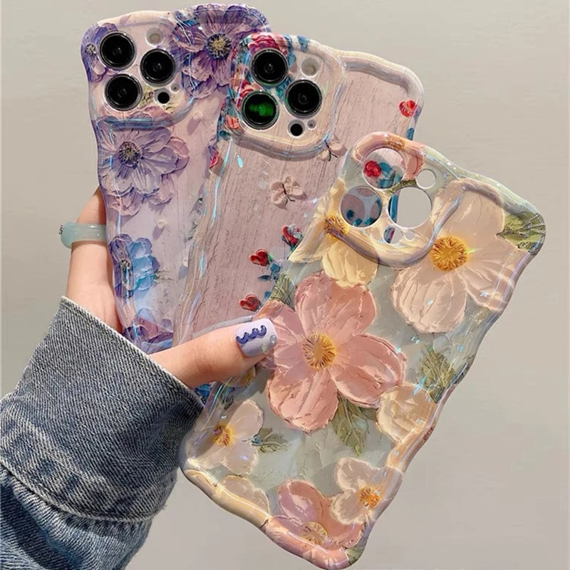 Luxury Light Flowers Phone Case - Caseably