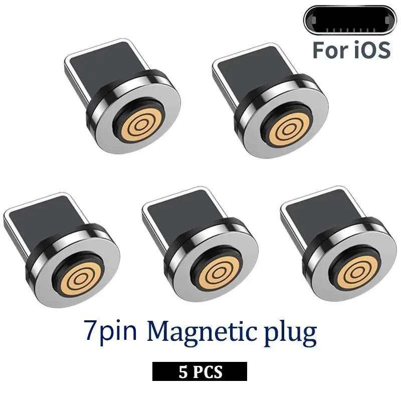 5PCS 7PIN Magnetic Cable Plug