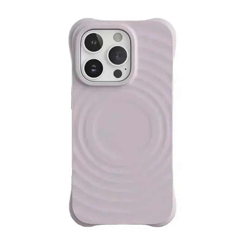 Liquid Silicone Ripples Magnetic Phone case