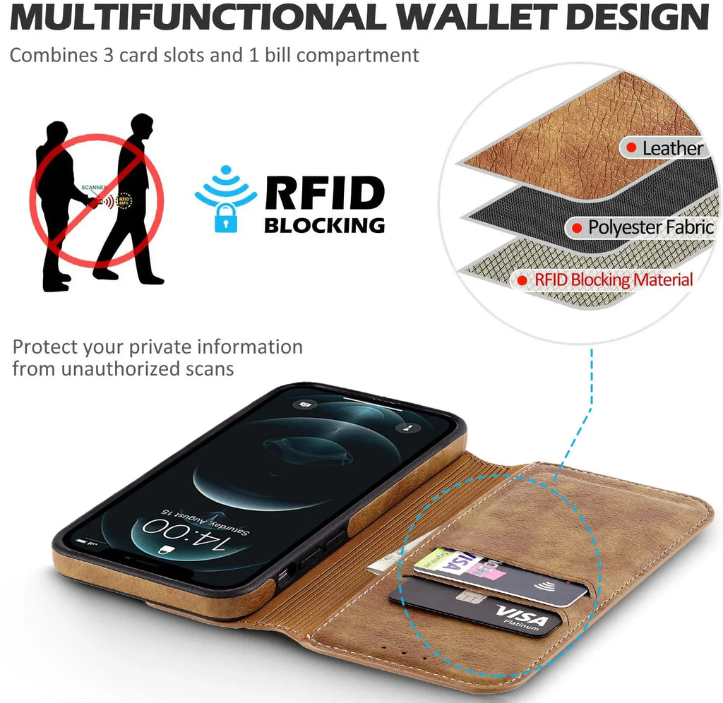 Leather Case For iPhone - Caseably