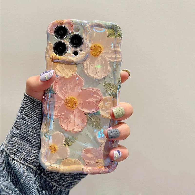 Luxury Light Flowers Phone Case - Caseably