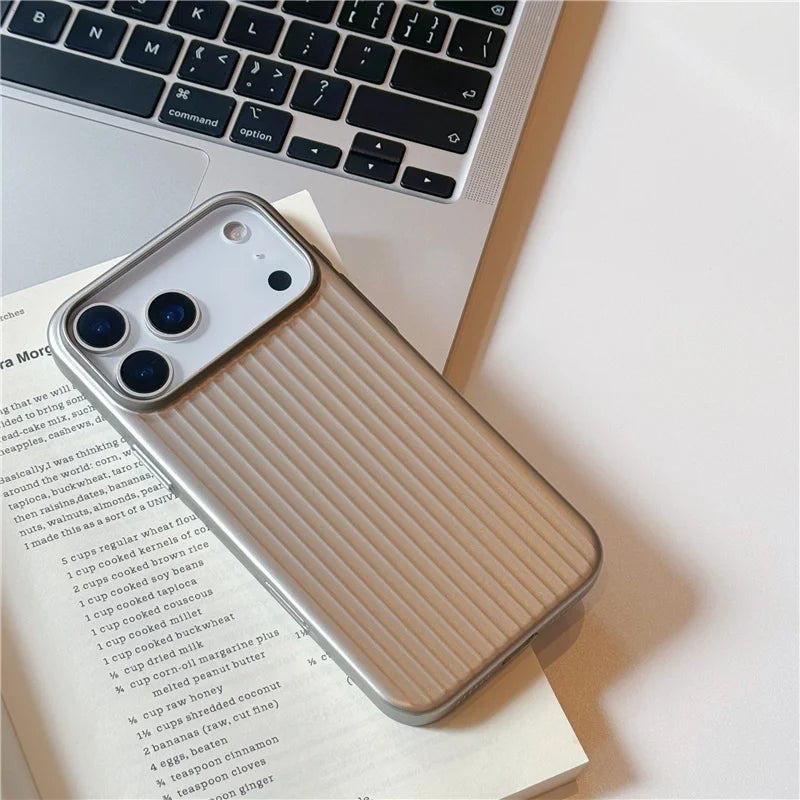 Electroplated 3D Stripes Pattern for Magsafe Magnetic Case