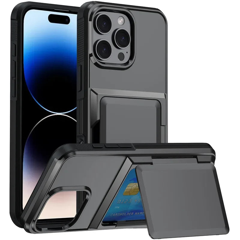 Card Wallet Phone Cases - Caseably