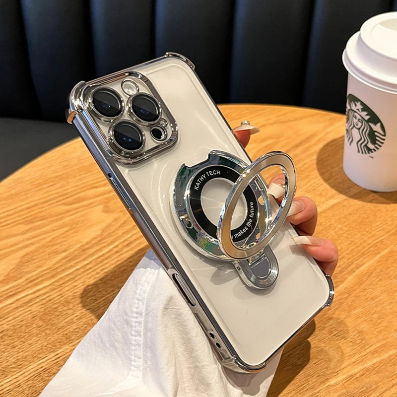 Plating Magsafe Wireless Charge Case - Caseably